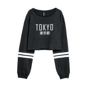Divided Tokyo Japanese Crop Top